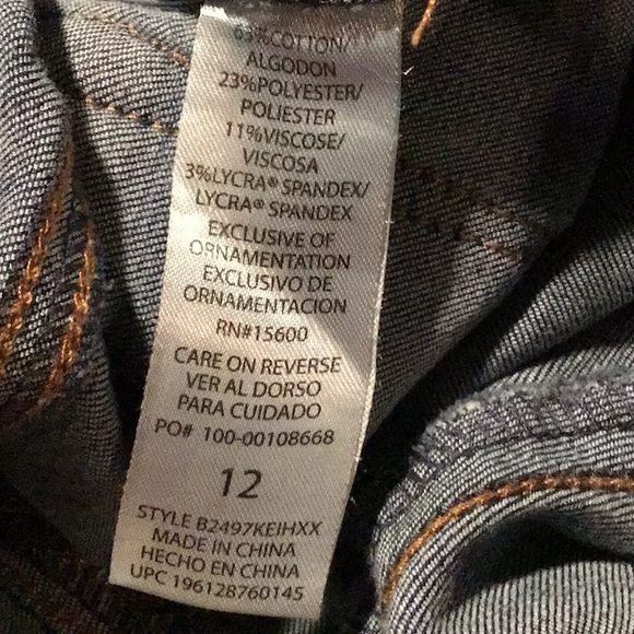 ⁠⁠✨Democracy Absolution Jegging Slim Skinny Jeans Women’s 12 Stretch #502 - Picture 8 of 9